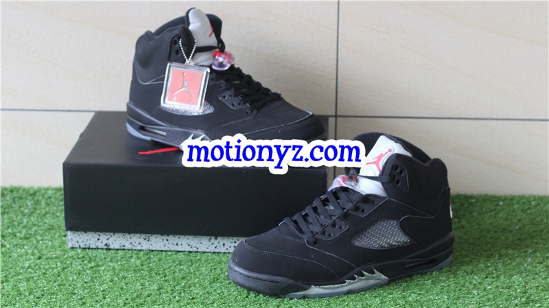 Authentic Air Jordan 5 Retro Blackmetallic